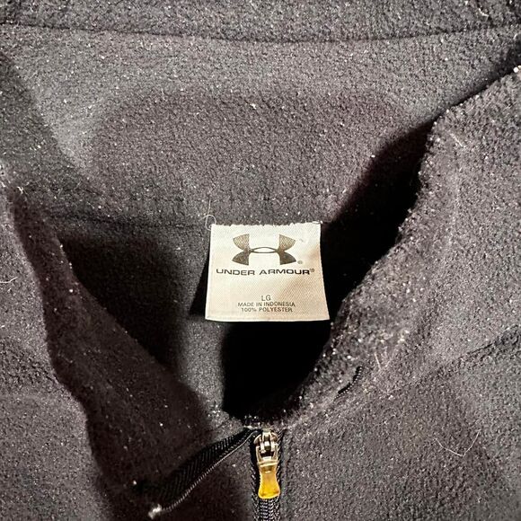 Women's Under Armour University of North Dakota 1/4 Zip Pullover Black β Size L - Picture 4 of 6